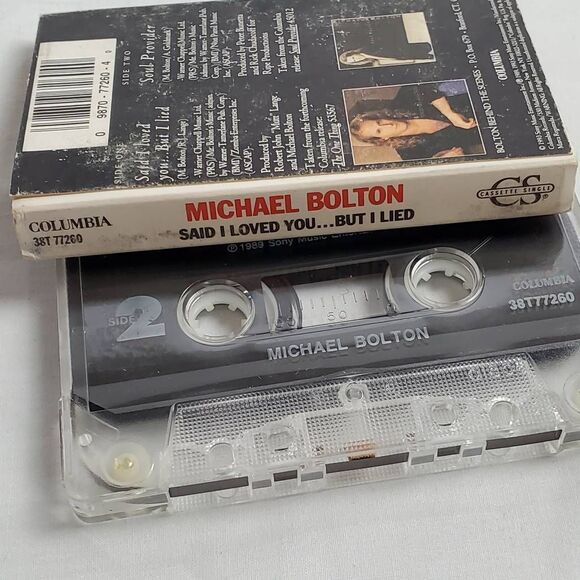 Michael Bolton – Said I Loved You... But I Lied Cassette Single (1993) - Picture 3 of 3